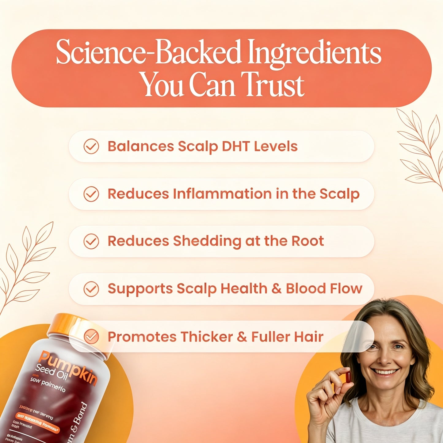 Bloom & Bond Pumkin Seed Oil for Women's hair